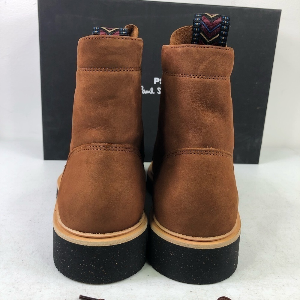 PAUL Smith Men’s Fowler Cow Leather Lace Up Boots - Picture 6 of 9